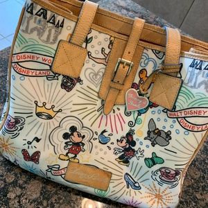 Retired Dooney and Burke Disney Sketch Tote